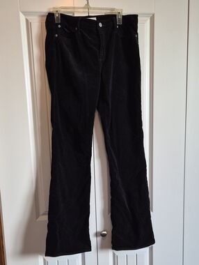 GAP Black Corduroy Perfect Boot Boot-Cut Pants